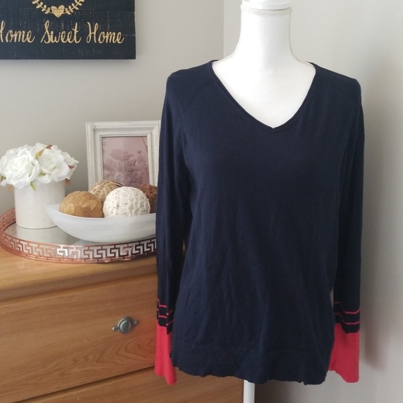 Vince. Stripe cuff sweater - Picture 2 of 6